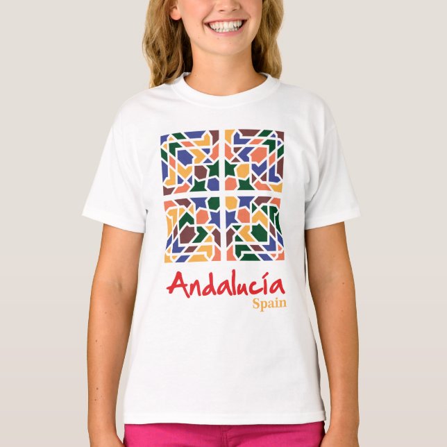 Andalusian Tiles 1 T-Shirt (Front)