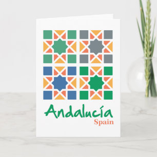 Andalusian Tiles 4 Card