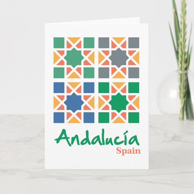 Andalusian Tiles 4 Card (Front)
