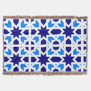 Andalusian Tiles 6 Throw Blanket