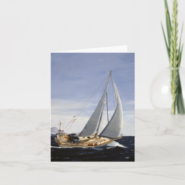 Andante Sailing note card (Front)