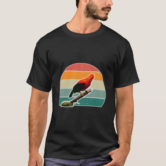 Andean Cock-Of-The-Rock And Tunki Bird T-Shirt (Front)