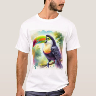 Andean grey breasted toucan 100924AREF147 - Waterc T-Shirt