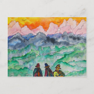 Andean Landscape Postcard