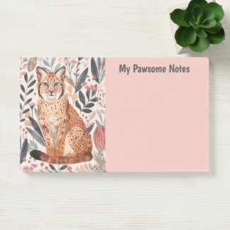 Andean mountain cat Boho My Pawsome Personal Post-it Notes