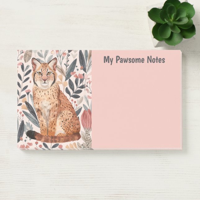 Andean mountain cat Boho My Pawsome Personal Post-it Notes (Office)