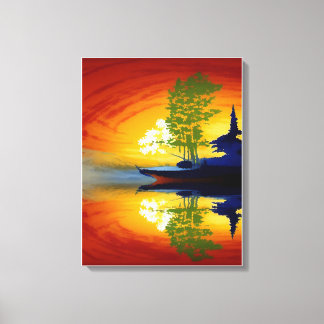 Anders Artistry* Mirrored Sun* Canvas Print