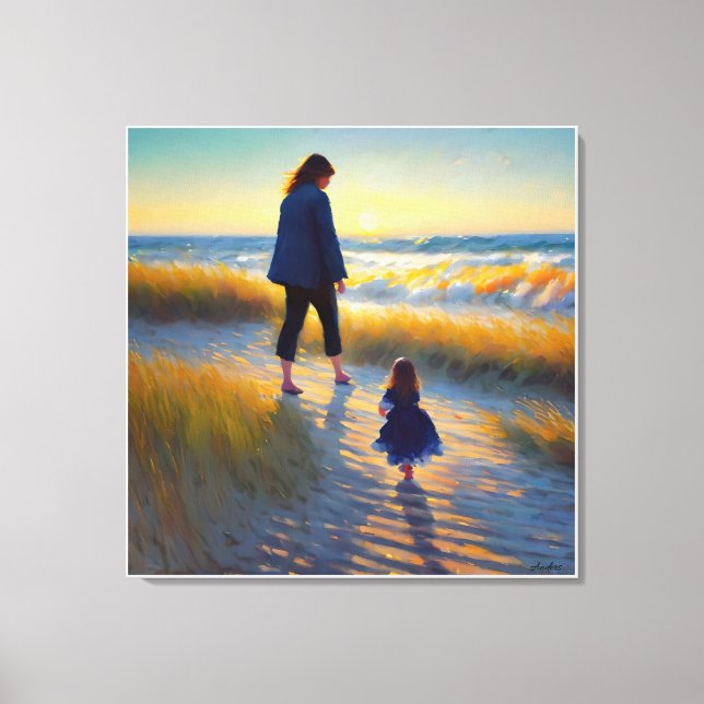  Anders Artistry* Mother and Daughter * Canvas Print (Front)