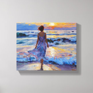 Anders Artistry* She Walks towards the light of Da Canvas Print