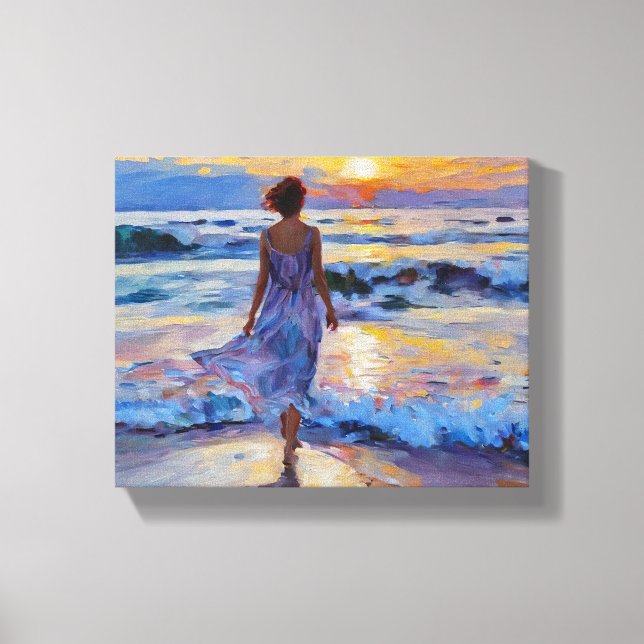 Anders Artistry* She Walks towards the light of Da Canvas Print (Front)
