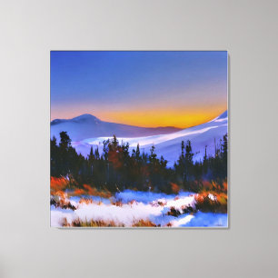 Anders Artistry"Sunrise in the Colorado Mountains" Canvas Print
