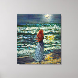 Anders Artistry* Wandering In The Moonlight* Canvas Print