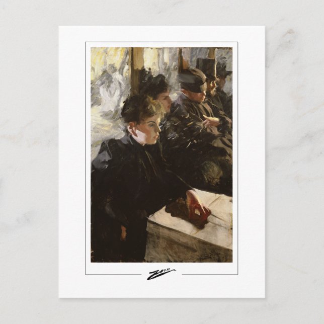 Anders Zorn #217 - Fine Art Postcard (Front)