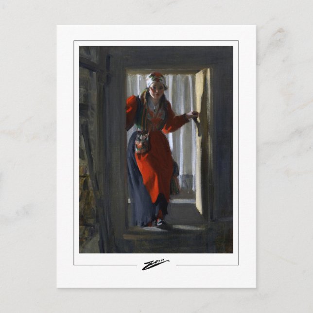 Anders Zorn #80 - Fine Art Postcard (Front)