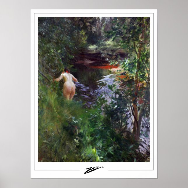 Anders Zorn Zedign Art Poster #3 (Front)
