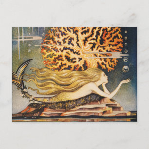 Andersen: Little Mermaid Drawing Postcard