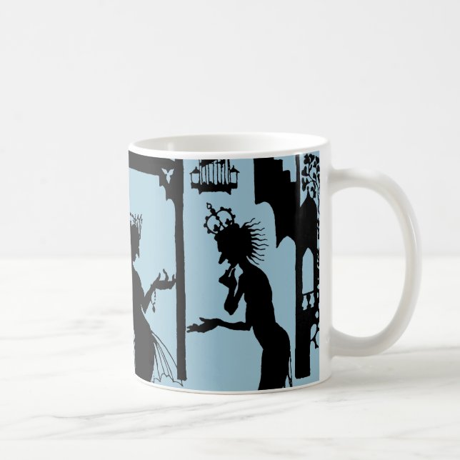 Andersen: Little Mermaid Silhouette Coffee Mug (Right)