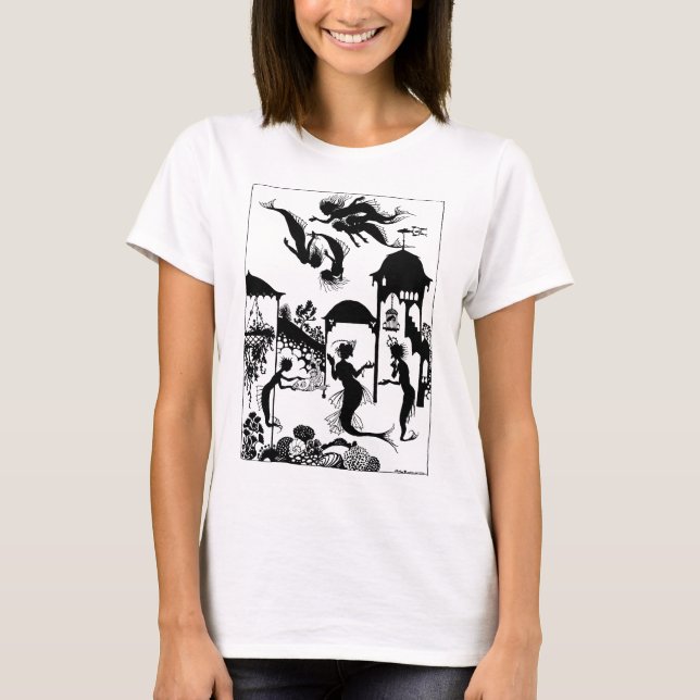 Andersen: Little Mermaid Silhouette T-Shirt (Front)