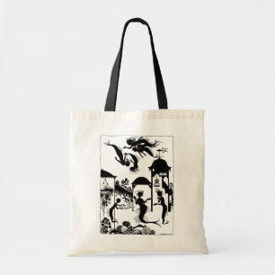 Andersen: Little Mermaid Silhouette Tote Bag