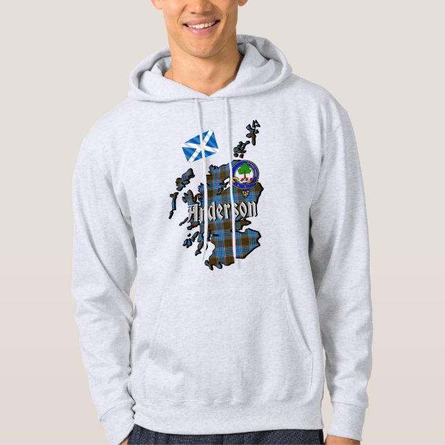 Anderson Clan Badge  Hoodie (Front)
