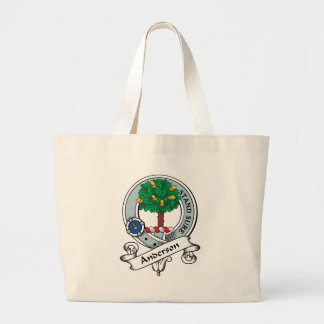 Anderson Clan Badge Large Tote Bag