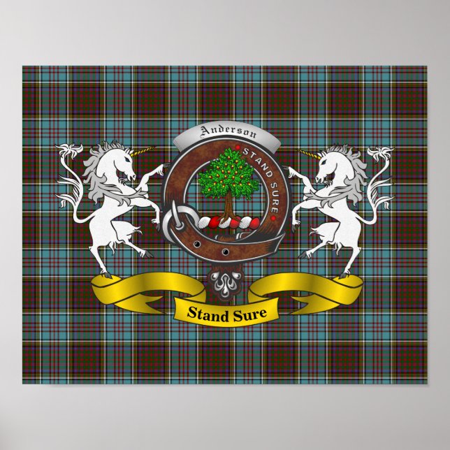 Anderson Clan Badge Poster (Front)