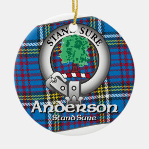 Anderson Clan Ceramic Tree Decoration