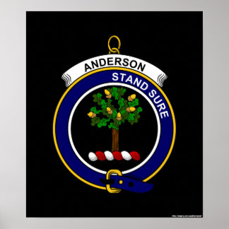 Anderson - Clan Crest Poster