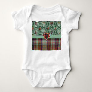 Anderson clan Plaid Scottish tartan Baby Bodysuit