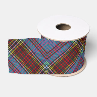 Anderson Clan Tartan (Diagonal) Ribbon Grosgrain Ribbon