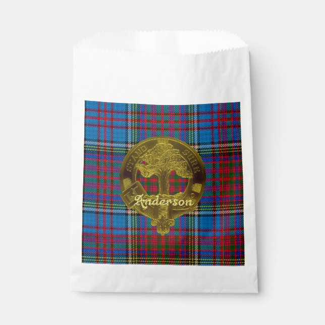 Anderson Clan Tartan Favour Bags (Front)