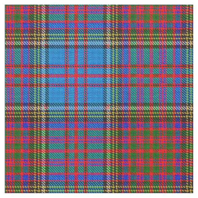 Anderson Clan Tartan Modern-Dark Fabric (Close Up)