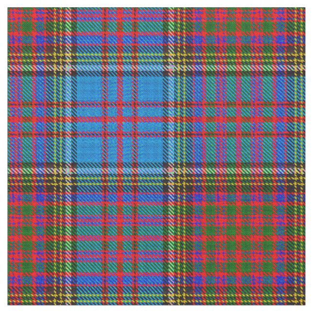 Anderson Clan Tartan Modern-Dark Fabric (Close Up)