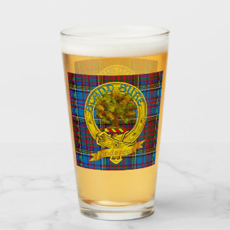 Anderson Clan Tartan & Motif Glass