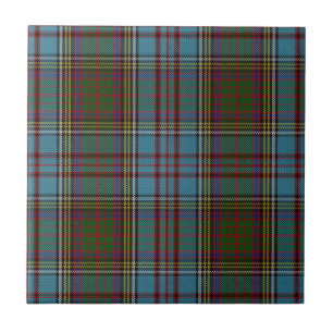 Anderson Clan Tartan Plaid Pattern Scottish Tile