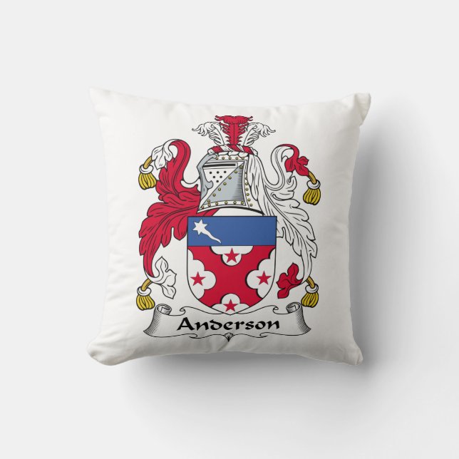 Anderson Family Crest Cushion (Front)