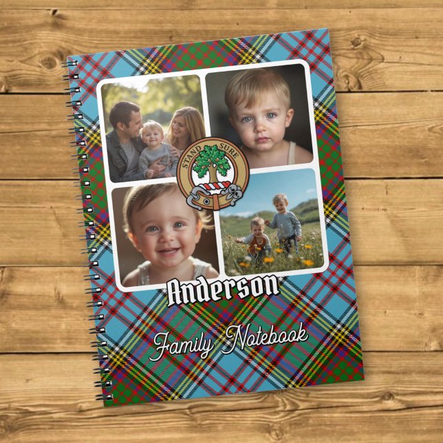 Anderson Family Photo Collage Notebook (Creator Uploaded)