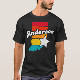 Anderson Indiana Vintage Distressed Souvenir 2 T-Shirt