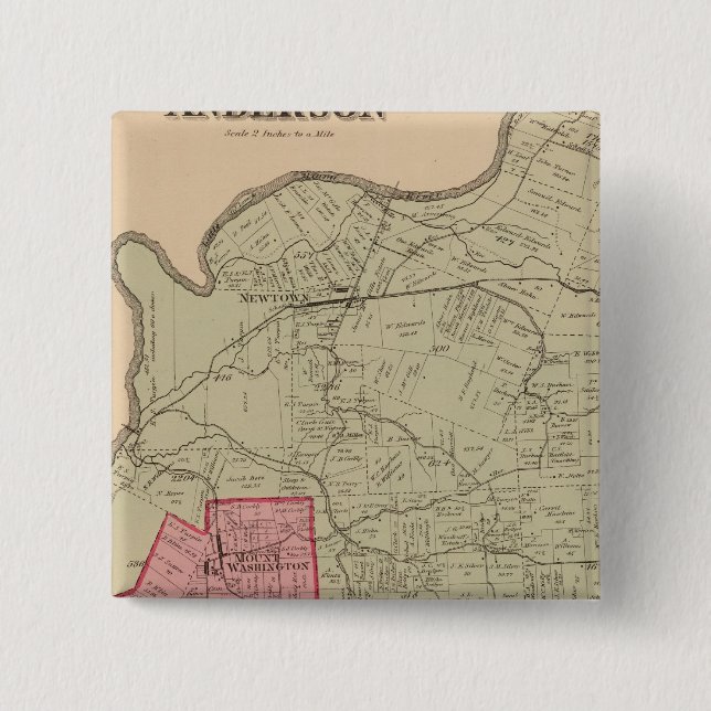 Anderson, Ohio 15 Cm Square Badge (Front)