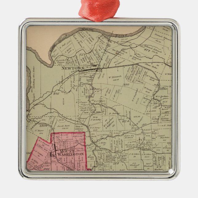 Anderson, Ohio Metal Tree Decoration (Front)