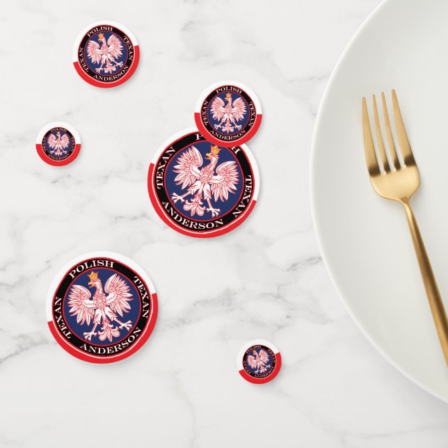 Anderson Round Polish Texan Confetti (Group)