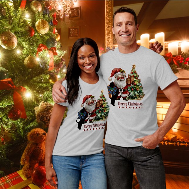 Anderson Scottie Dog Christmas Personalised T-Shirt (Creator Uploaded)