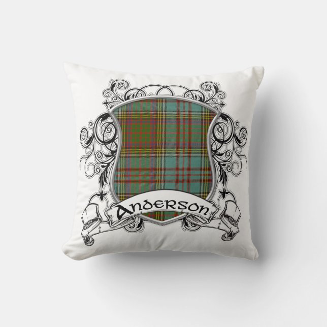 Anderson Tartan Shield Cushion (Front)