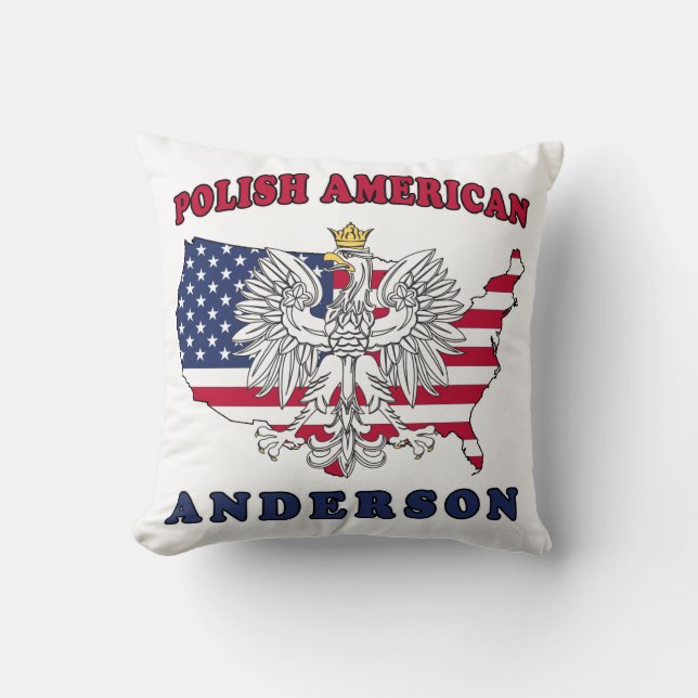 Anderson Texas Polish American Cushion (Front)