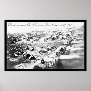 Andersonville Prison, GA 1864 Poster