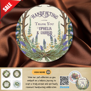 ANDFASTING STICKERS FOR FAVORS ENVELOPES ANTLERS