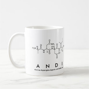 Andi peptide name mug