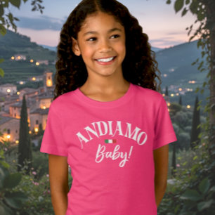 Andiamo Baby! Kids Italian Travel Matching T-Shirt