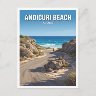 Andicuri Beach Santa Cruz Aruba Postcard