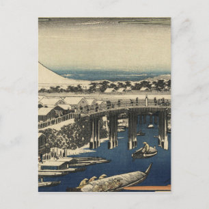 Ando Hiroshige - Nihonbashi, Clearing after Snow Postcard